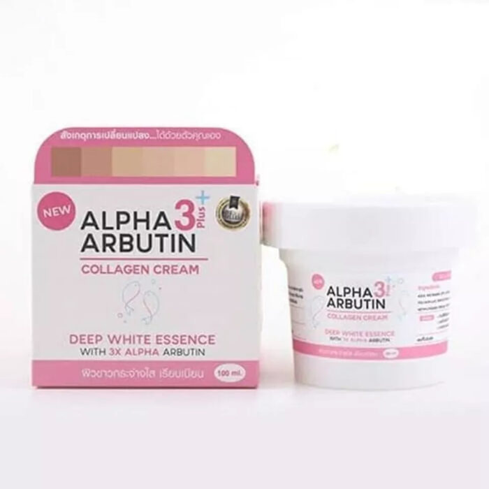 3 Plus Collagen Whitening Body Cream - 100 Ml - Image 1