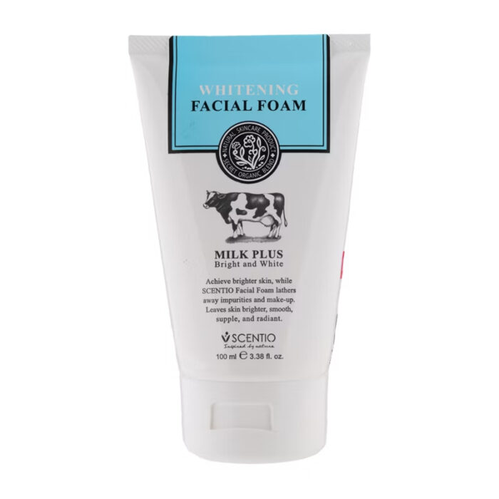 Milk Plus Whitening Facial Foam Q10 100Ml. - Image 1
