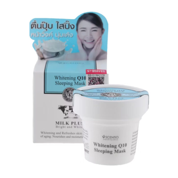 Milk Plus Whitening Q10 Sleeping Mask 45G. - Image 1