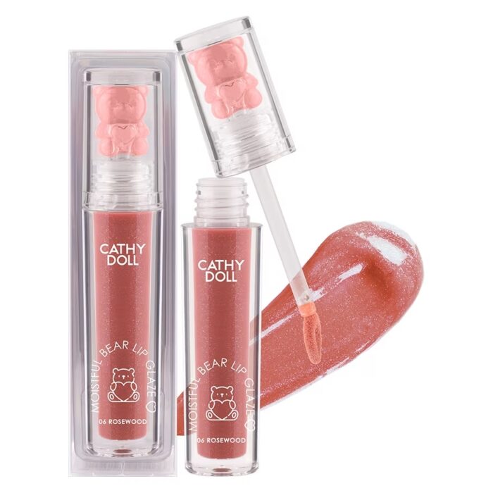 Moistful Bear Lip Glaze 06 Rose Wood - Image 1