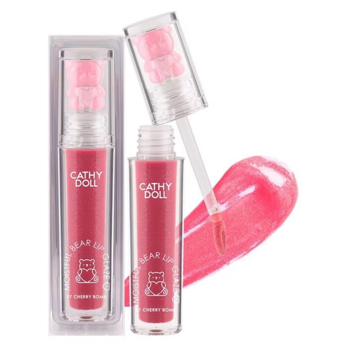 Moistful Bear Lip Glaze 07 Cherry Bomb - Image 1