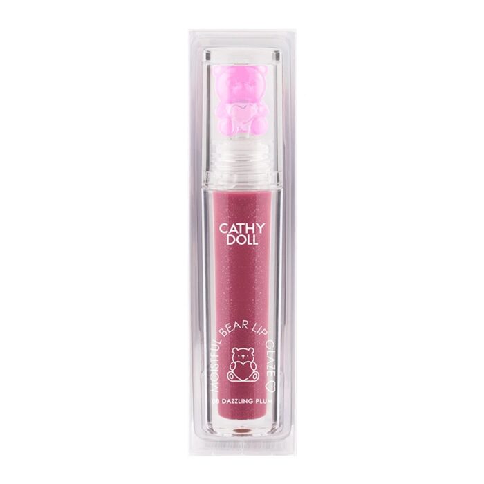 Moistful Bear Lip Glaze 08 Dazzling Plum - Image 1