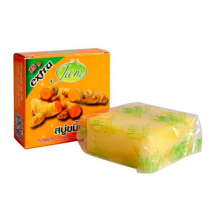Rice Turmeric  Gluta Collagen Soap - Image 1