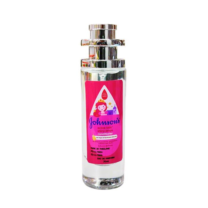 Johnson's Baby Powder Perfume Active Kids Shiny Drops Conditioner 35ml - Image 1