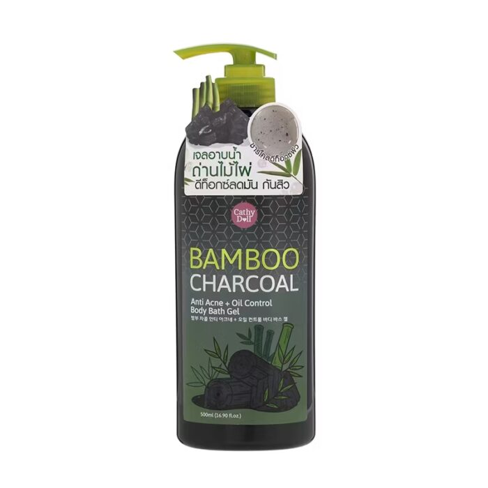 Doll Bamboo Chacoal Anti Acne Oil Control Bath Gel - 500Ml - Image 1