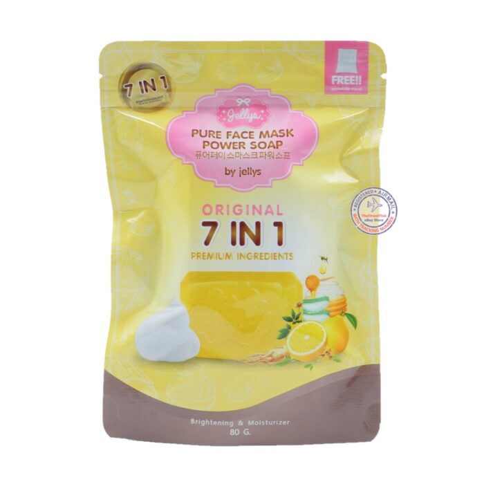 Pure Face Mask Power Soap 7 In 1 W Aloe Vera Honey Vitamin C - 80G - Image 1