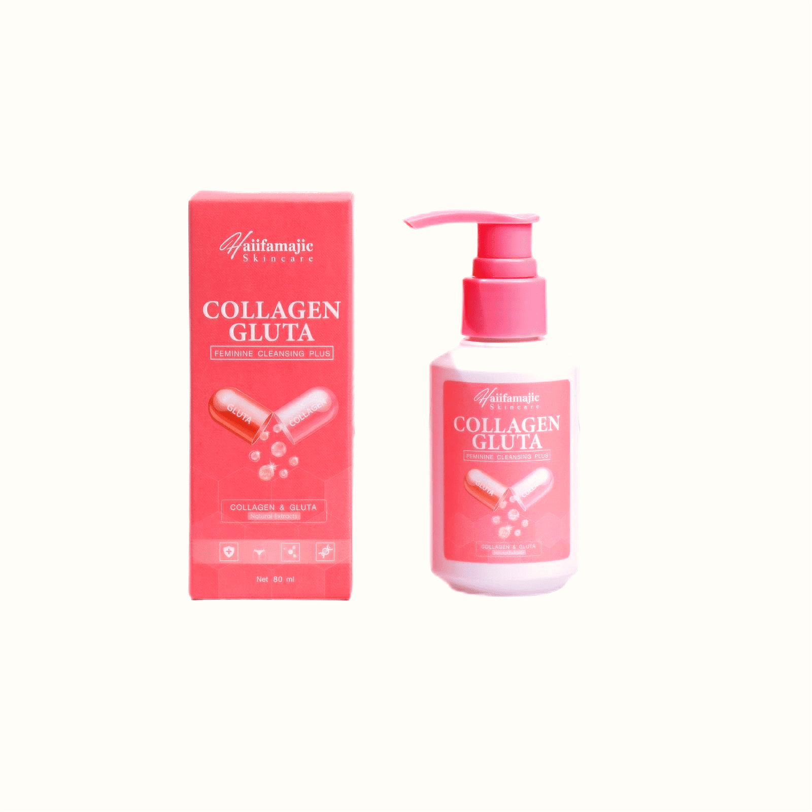 9780206712150 Collagen Gluta Feminine Cleansing Plus 80Ml - Image 1