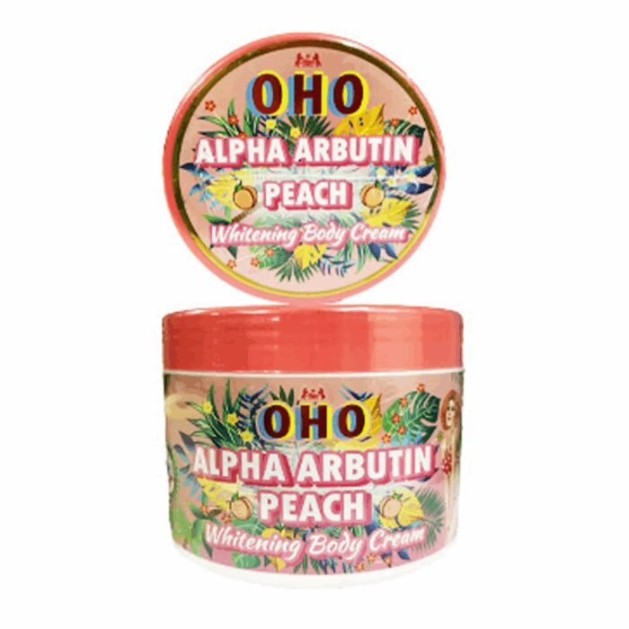 Alpha Arbutin Peach Whitening Body Cream - Image 1