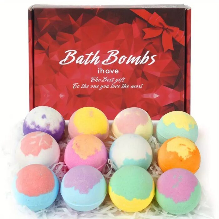 12 Pieces Foot Bath Balls For Women And Men, Relaxing Bath, Helps Remove Odor - Image 1