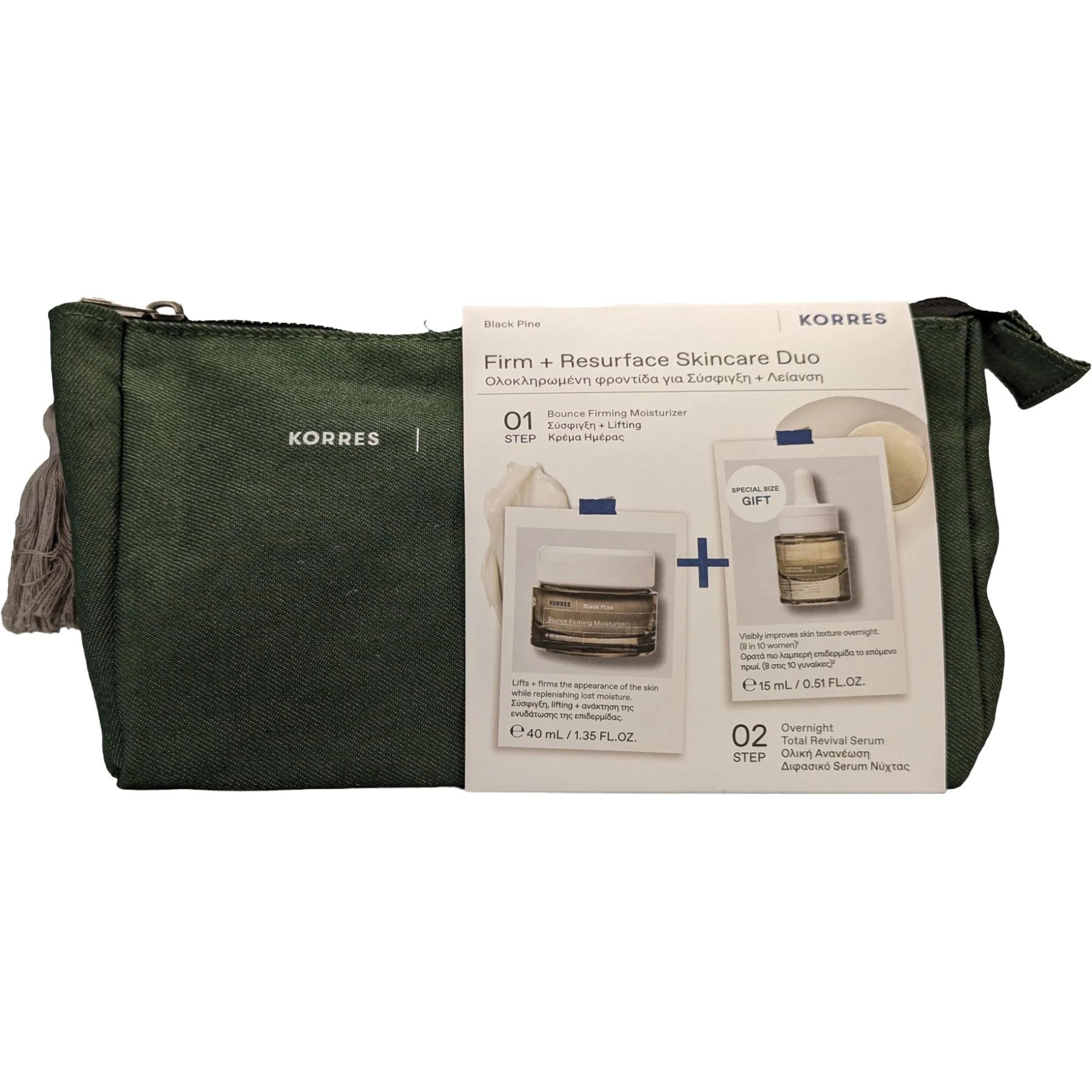 5203069124181 Korres Black Pine Bounce Firming Moisturizer 4D Bio-Shapelift + Korres Black Pine Sculp - Image 1