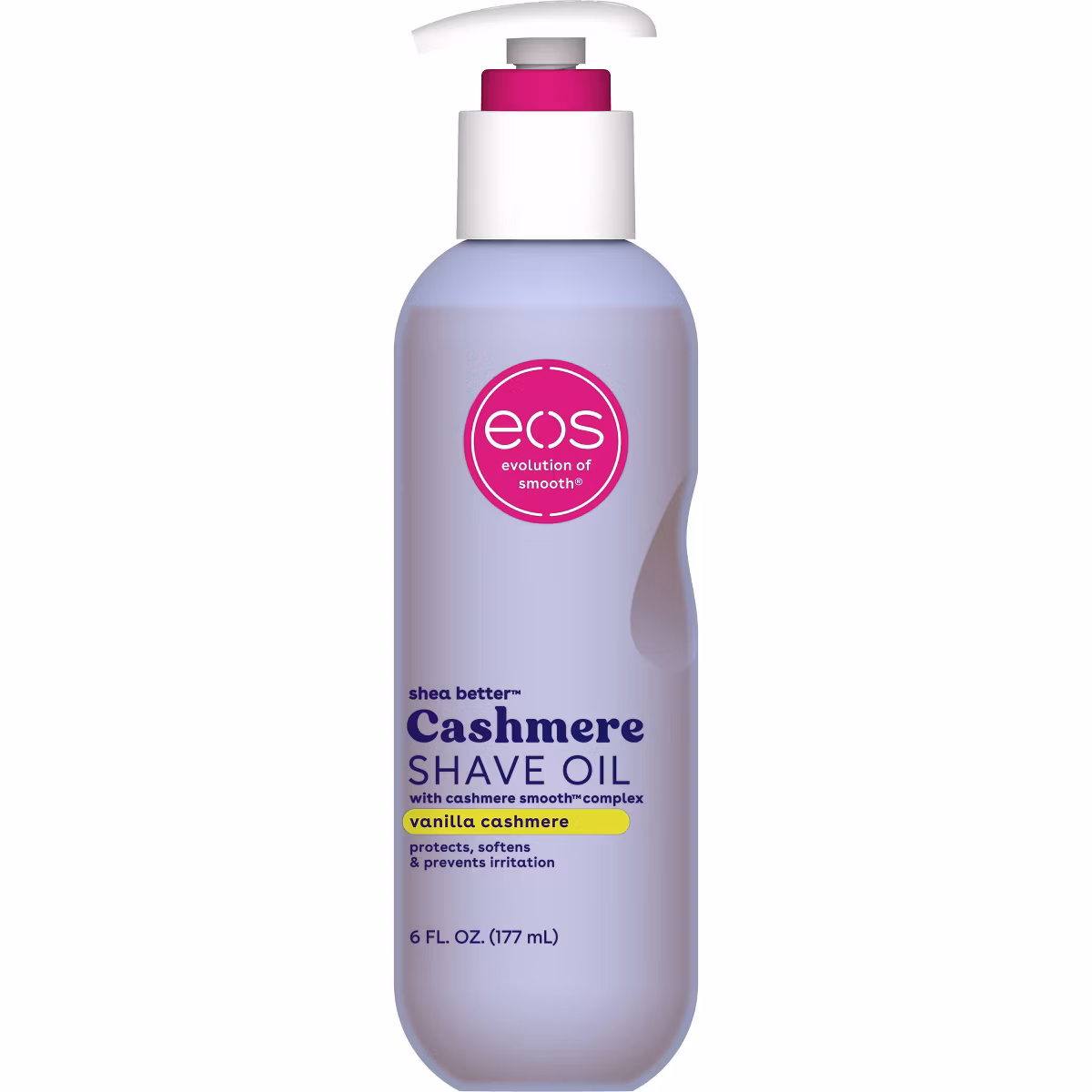 840044713081 زيت حلاقة من مجموعة eos Cashmere Skin - فانيليا كشمير - الصورة 1