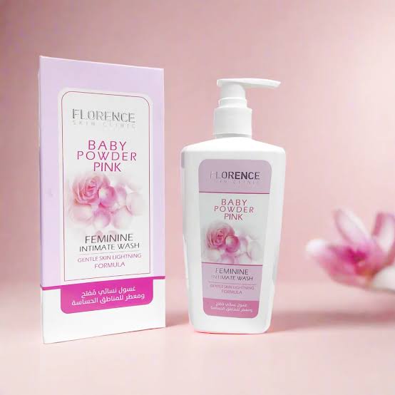 5280270147000 غسول فلورنس النسائي للمناطق الحساسة برائحة بودرة الأطفال (وردي) - 200 مل - الصورة 1